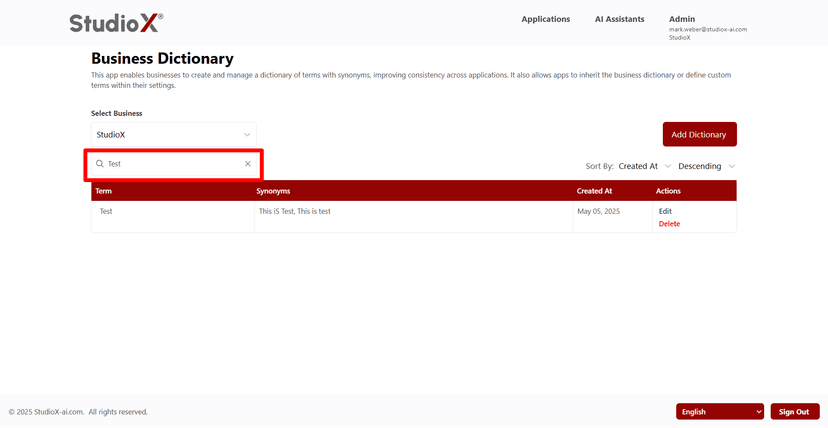 Search Functionality