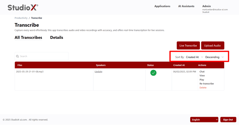transcribe_sort_screenshot